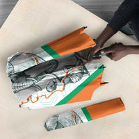 Ivory Coast Football Umbrella 2026 Cote d'Ivoire Les Elephants White Version - Wonder Print Shop