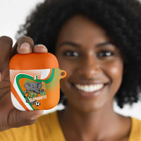 Ivory Coast Football AirPods Case 2026 Allez Les Elephants Cute Mascot - Wonder Print Shop