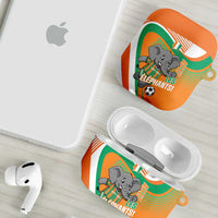 Ivory Coast Football AirPods Case 2026 Allez Les Elephants Cute Mascot - Wonder Print Shop