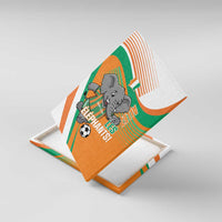 Ivory Coast Football Canvas Wall Art 2026 Allez Les Elephants Cute Mascot - Wonder Print Shop