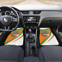 Custom Ivory Coast Football Car Mats 2026 Allez Les Elephants Cute Mascot - Wonder Print Shop