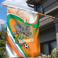 Ivory Coast Football Garden Flag 2026 Allez Les Elephants Cute Mascot - Wonder Print Shop