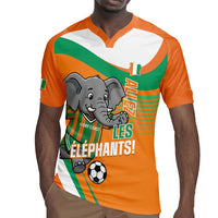 Custom Ivory Coast Football Rugby Jersey 2026 Allez Les Elephants Cute Mascot LT14