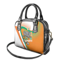 Ivory Coast Football Shoulder Handbag 2026 Allez Les Elephants Cute Mascot - Wonder Print Shop