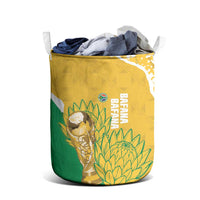 South Africa Soccer Laundry Basket 2026 Bafana Bafana Go Boys Protea - Wonder Print Shop