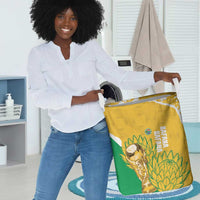 South Africa Soccer Laundry Basket 2026 Bafana Bafana Go Boys Protea - Wonder Print Shop