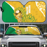 South Africa Soccer Auto Sun Shade 2026 Bafana Bafana Go Boys Protea - Wonder Print Shop