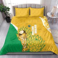 South Africa Soccer Bedding Set 2026 Bafana Bafana Go Boys Protea - Wonder Print Shop