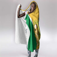 South Africa Soccer Hooded Blanket 2026 Bafana Bafana Go Boys Protea - Wonder Print Shop