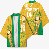 Custom South Africa Soccer Kimono 2026 Bafana Bafana Go Boys Protea - Wonder Print Shop