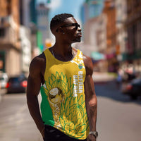 Custom South Africa Soccer Men Tank Top 2026 Bafana Bafana Go Boys Protea - Wonder Print Shop
