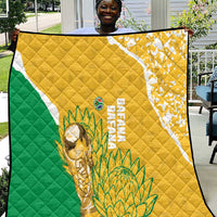 South Africa Soccer Quilt 2026 Bafana Bafana Go Boys Protea - Wonder Print Shop