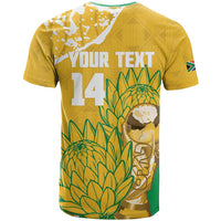 Custom South Africa Soccer T shirt 2026 Bafana Bafana Go Boys Protea LT14