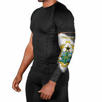 Custom Ghana Football Arm Sleeves 2026 Go Black Stars Black Adinkra Pattern - Wonder Print Shop