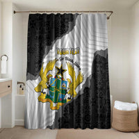 Custom Ghana Football Bathroom Set 2026 Go Black Stars Black Adinkra Pattern - Wonder Print Shop