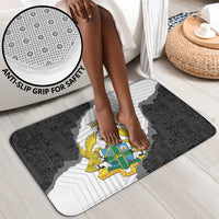 Custom Ghana Football Bathroom Set 2026 Go Black Stars Black Adinkra Pattern - Wonder Print Shop