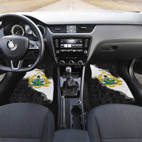Custom Ghana Football Car Mats 2026 Go Black Stars Black Adinkra Pattern - Wonder Print Shop