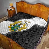 Custom Ghana Football Quilt 2026 Go Black Stars Black Adinkra Pattern - Wonder Print Shop
