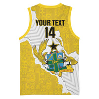Custom Ghana Football Basketball Jersey 2026 Go Black Stars Yellow Adinkra Pattern - Wonder Print Shop