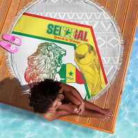 Senegal Football Beach Blanket 2026 Come On Lions de la Teranga - Wonder Print Shop