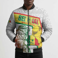 Personalized Senegal Football Bomber Puffer Jacket 2026 Come On Lions de la Teranga - Wonder Print Shop