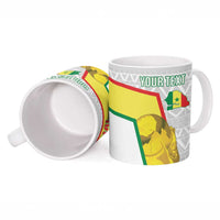 Personalized Senegal Football Ceramic Mug 2026 Come On Lions de la Teranga - Wonder Print Shop