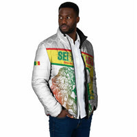 Personalized Senegal Football Padded Jacket 2026 Come On Lions de la Teranga - Wonder Print Shop