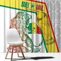 Senegal Football Window Curtain 2026 Come On Lions de la Teranga - Wonder Print Shop