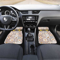 Personalized Sicilia National Symbols With Mosaic Motifs Car Mats