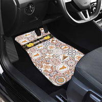 Personalized Sicilia National Symbols With Mosaic Motifs Car Mats