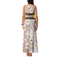 Personalized Sicilia National Symbols With Mosaic Motifs Family Matching Tank Maxi Dress and Hawaiian Shirt