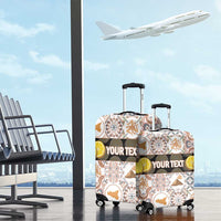 Personalized Sicilia National Symbols With Mosaic Motifs Luggage Cover