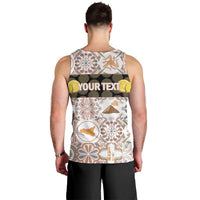 Personalized Sicilia National Symbols With Mosaic Motifs Men Tank Top