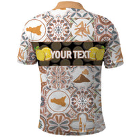 Personalized Sicilia National Symbols With Mosaic Motifs Polo Shirt