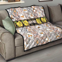 Personalized Sicilia National Symbols With Mosaic Motifs Quilt