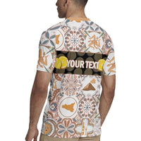 Personalized Sicilia National Symbols With Mosaic Motifs Rugby Jersey