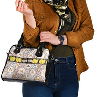 Personalized Sicilia National Symbols With Mosaic Motifs Shoulder Handbag