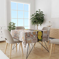 Personalized Sicilia National Symbols With Mosaic Motifs Tablecloth