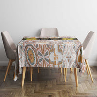 Personalized Sicilia National Symbols With Mosaic Motifs Tablecloth