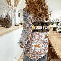 Personalized Sicilia National Symbols With Mosaic Motifs Women Casual Shirt