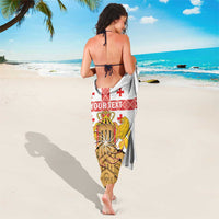 Personalised Georgia Independence Day Sarong Sameba Cathedral Borjgali Folk Pattern