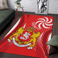 Georgia Independence Day Area Rug Borjgalo With Coat Of Arms