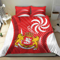 Georgia Independence Day Bedding Set Borjgalo With Coat Of Arms