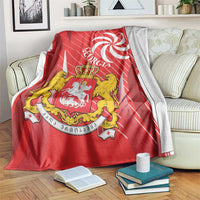 Georgia Independence Day Blanket Borjgalo With Coat Of Arms