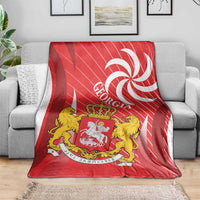 Georgia Independence Day Blanket Borjgalo With Coat Of Arms