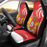 Georgia Independence Day Car Seat Cover Borjgalo With Coat Of Arms
