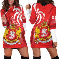 Georgia Independence Day Hoodie Dress Borjgalo With Coat Of Arms