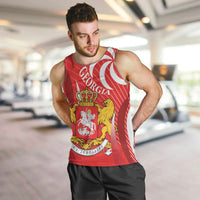 Georgia Independence Day Men Tank Top Borjgalo With Coat Of Arms