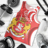 Georgia Independence Day Men Tank Top Borjgalo With Coat Of Arms