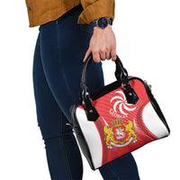 Georgia Independence Day Shoulder Handbag Borjgalo With Coat Of Arms